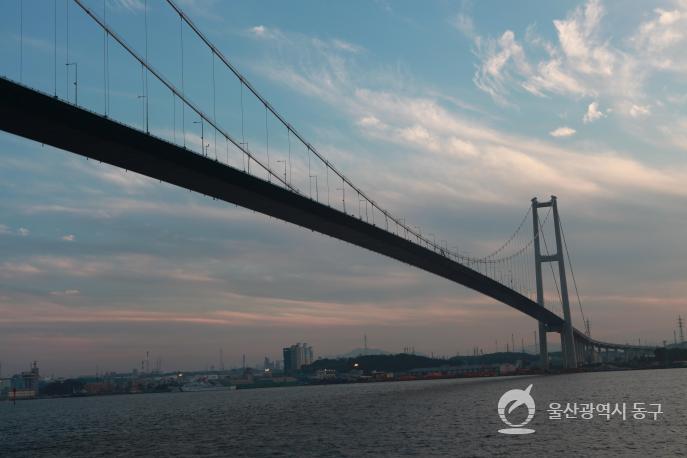 울산대교 경관조명 점등식의 사진