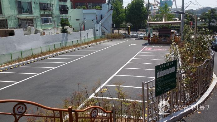 전하시장 공영주차장의 사진