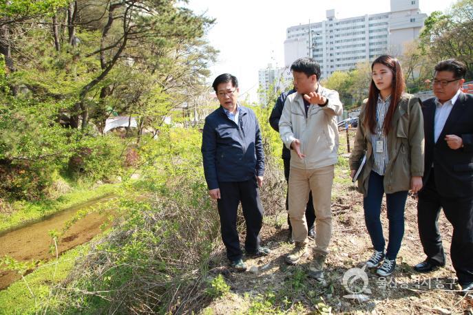 동부공영주차장조성 현장방문 의 사진