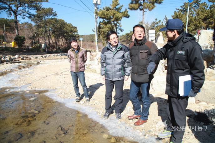 주전어촌체험마을조성사업주민간담회 체험마을 조성현장 방문 의 사진