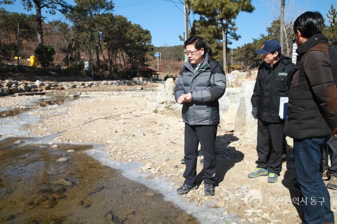 주전어촌체험마을조성사업주민간담회 체험마을 조성현장 방문 의 사진