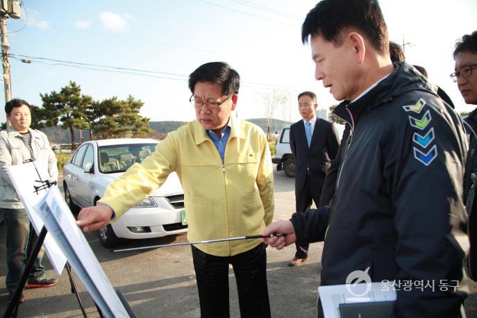 일산진 주거환경개선사업 현장방문 의 사진