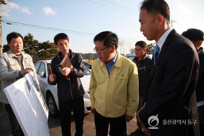 일산진 주거환경개선사업 현장방문 의 사진