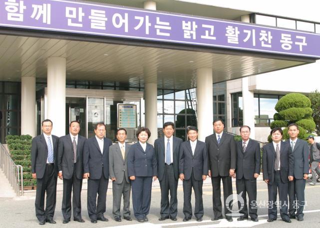 중국태안시 태산구청 방문 의 사진