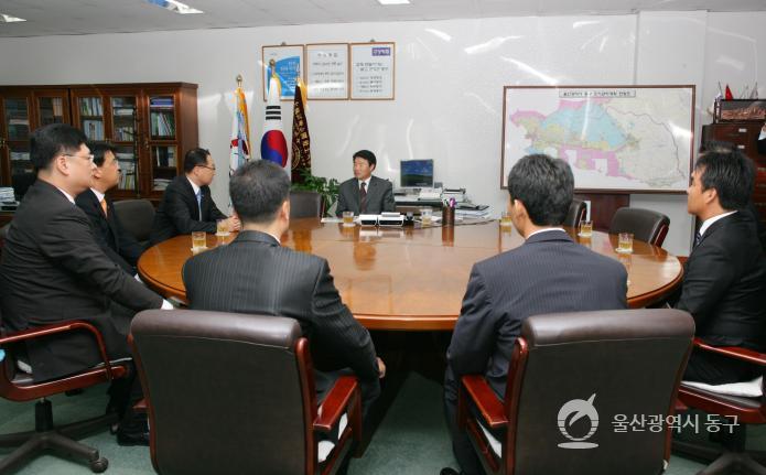 북울산 JCI회장단 접견 의 사진
