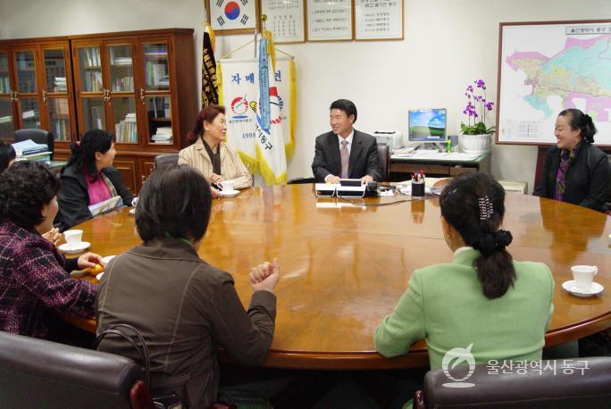 여성합창단방문 의 사진