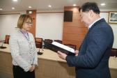 5급 이상 임용장 수여식의 사진
