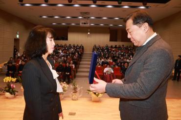 동구 여성단체협의회장 이취임식의 사진