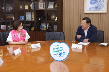 울산대학교병원 간호사회 성품전달의 사진