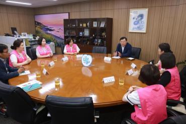 울산대학교병원 간호사회 성품전달의 사진