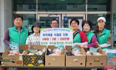 화정동 새마을 250만원 식재료 지원