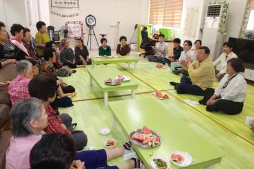 김종훈 동구청장, 산록경로당 방문의 사진