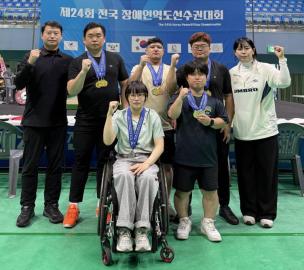 동구청 돌고래역도단, 전국장애인역도선권대회 한국신기록