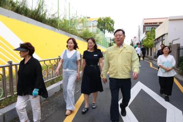 김종훈 동구청장, 학부모 반상회 현장점검