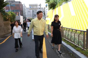 김종훈 동구청장, 학부모 반상회 현장점검의 사진