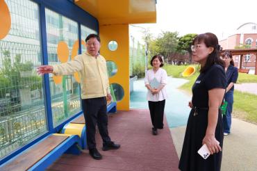 김종훈 동구청장, 학부모 반상회 현장점검의 사진