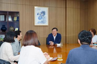 광주 광산구청 방문의 사진