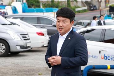 울산시 나잠회 바다청소의 날의 사진