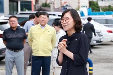 울산시 나잠회 바다청소의 날의 사진