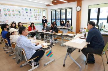 주전초 학부모와 반상회의 사진