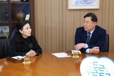 동구-울산과학대 방학영어캠프 협약식의 사진