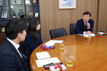 전하1동 이전 용역 착수보고회의 사진