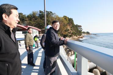 일산항 어촌신활력증진사업 현장 방문