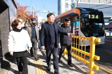 어린이보호구역 안전통학로 조성 현장점검