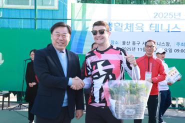 동구협회장배 생활체육 테니스대회의 사진