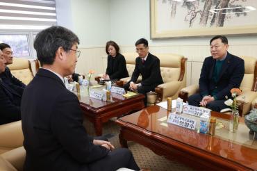 동구-울산교육청 학교시설복합화사업 협약식의 사진