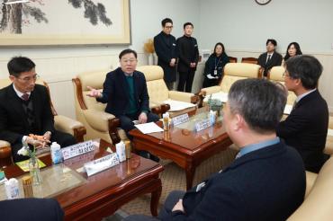 동구-울산교육청 학교시설복합화사업 협약식의 사진