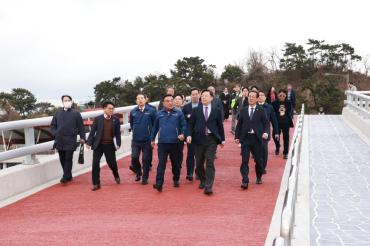 일산항 어촌신활력증진사업 준공식의 사진