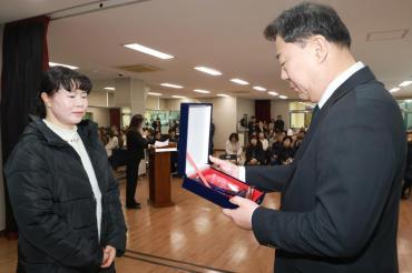 김종훈 동구청장, 전하2동 순회방문의 사진