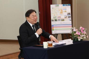 김종훈 동구청장, 전하2동 순회방문의 사진