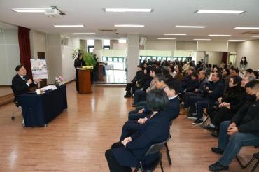 김종훈 동구청장, 전하2동 순회방문의 사진