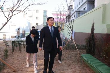 김종훈 동구청장, 청소년복합공간 현장점검의 사진