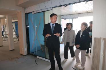 김종훈 동구청장, 청소년복합공간 현장점검의 사진