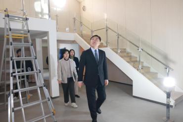 김종훈 동구청장, 청소년복합공간 현장점검의 사진