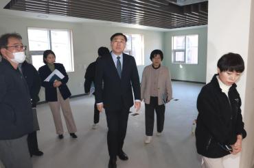 김종훈 동구청장, 청소년복합공간 현장점검의 사진