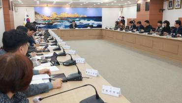 4월 월간 업무보고회의 사진