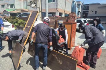 일산동 취약계층 무연고 사망자 유품정리