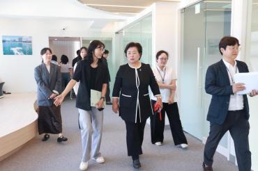 천기옥 동구청장 당선인, 주요시설 현장방문의 사진