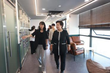 천기옥 동구청장 당선인, 주요시설 현장방문의 사진