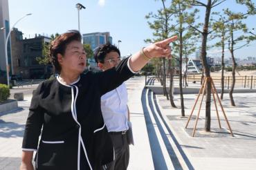 천기옥 동구청장 당선인, 주요시설 현장방문의 사진