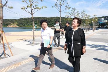 천기옥 동구청장 당선인, 주요시설 현장방문의 사진