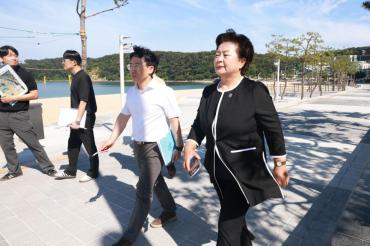천기옥 동구청장 당선인, 주요시설 현장방문의 사진