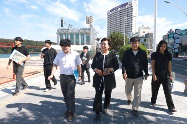 천기옥 동구청장 당선인, 주요시설 현장방문의 사진