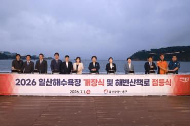 일산해수욕장 개장식 및 점등식의 사진
