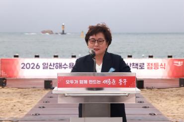 일산해수욕장 개장식 및 점등식의 사진
