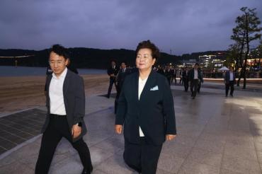 일산해수욕장 개장식 및 점등식의 사진